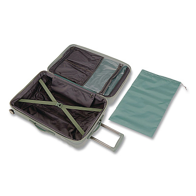 AMERICAN TOURISTER Cascade Hardside Spinner Suitcase, 15 x 9.5 x 22, Sage Green (1432442017)