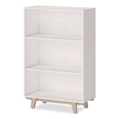 Thomasville Whitney Bookcase, Three Shelves, 31.75w x 14d x 48.25h, White (SPLSWHBKTV)