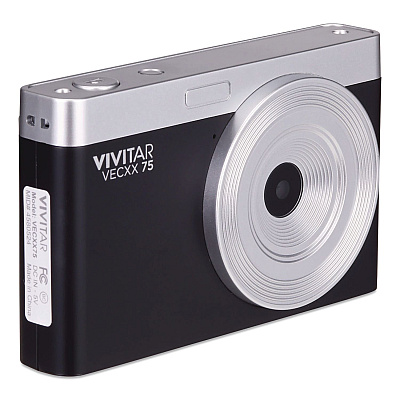 Vivitar Point Shoot Digital Camera, Black (VECXX75BLK)