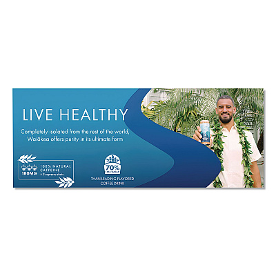 Waiakea Hawaiian Volcanic Cold Brew Coffee, Mauna Mocha, 11 oz Can, 12/Carton (NOV00627)