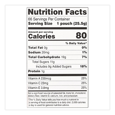 Welch's Mixed Fruit Snacks Club Size, 0.8 oz Packet, 66/Box (24328406)