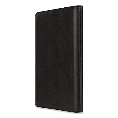 Wenger Merit Vinyl Padfolio, 8.5 x 11 Pad, 10.2 x 13, Open Style Closure, Black (601388)