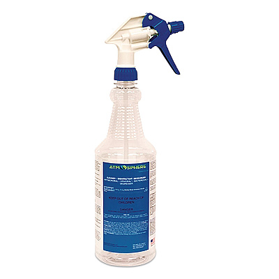 Atmosphere Empty Spray Bottle, 32 oz, Clear, 12/Carton (B3PATMSB12)