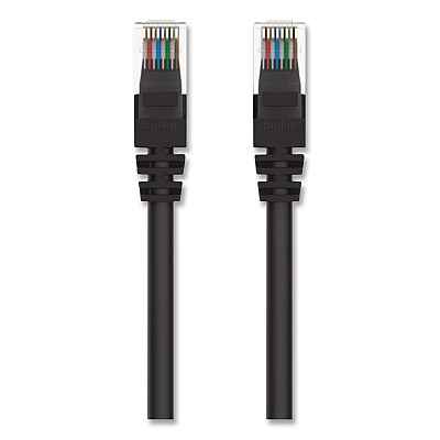 Belkin CAT5e Snagless Molded Patch Cable, 14 ft, Black (A3L791B14BLK)