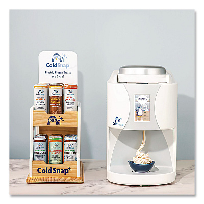 ColdSnap Display Rack, Holds 36 Pods, 9 x 17.25 x 11.25, White/Brown (101993)