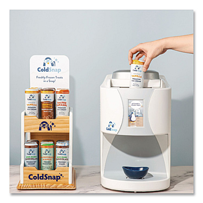 ColdSnap Display Rack, Holds 36 Pods, 9 x 17.25 x 11.25, White/Brown (101993)
