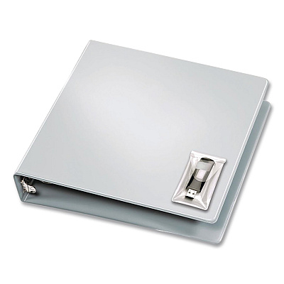 Cardinal HOLD IT USB Pockets, 2 x 3.4, Clear, 6/Pack (21140PK)