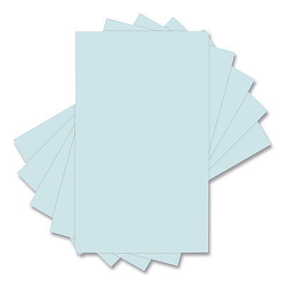 Lettermark Colors 30% Recycled Multipurpose Color Paper, 20 lb Bond Weight, 8.5 x 14, Blue, 500 Sheets/Ream, 10 Reams/Carton (94286RMCT)