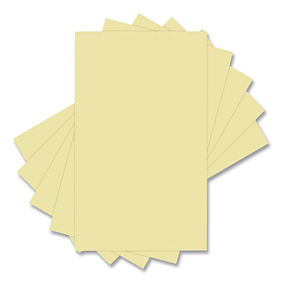 Lettermark Colors 30% Recycled Multipurpose Color Paper, 20 lb Bond Weight, 8.5 x 14, Canary, 500 Sheets/Ream, 10 Reams/Carton (94292RMCT)