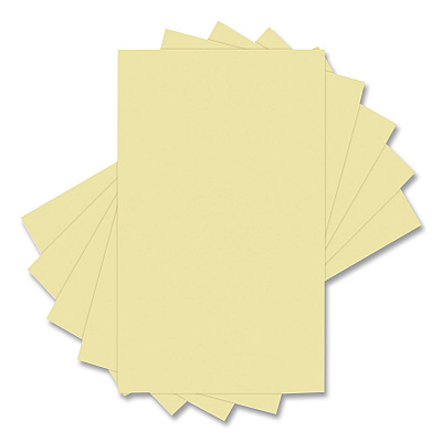 Lettermark Colors 30% Recycled Multipurpose Color Paper, 20 lb Bond Weight, 11 x 17, Canary, 500 Sheets/Ream, 5 Reams/Carton (94293RMCT)