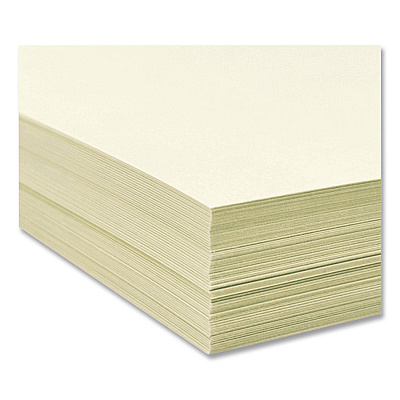 Lettermark Colors 30% Recycled Multipurpose Color Paper, 20 lb Bond Weight, 11 x 17, Canary, 500 Sheets/Ream, 5 Reams/Carton (94293RMCT)