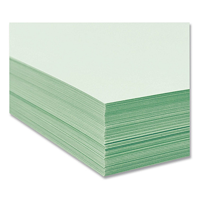 Lettermark Colors 30% Recycled Multipurpose Color Paper, 20 lb Bond Weight, 11 x 17, Green, 500 Sheets/Ream, 5 Reams/Carton (94307RMCT)