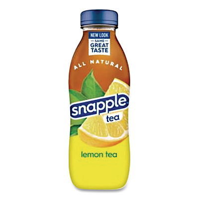 Snapple Flavored Tea, Lemon, 16 oz Bottle, 24/Carton (CAD00786)