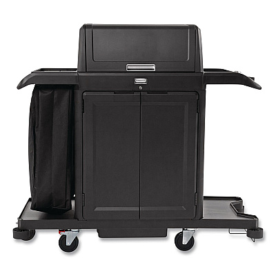 Locking Door Kit, for Rubbermaid Commercial 2202581/2202527/2202585, Resin, Black (2202525)