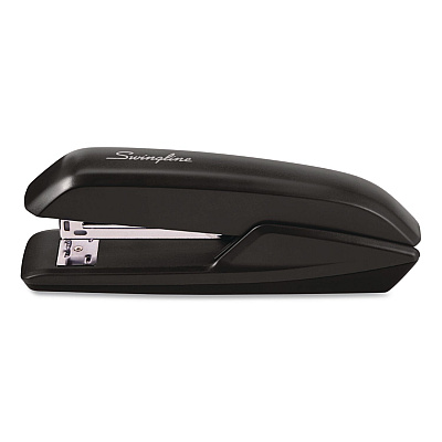 Swingline Standard Full Strip Desk Stapler, Eco Version, 15-Sheet Capacity, Black, 12/Carton (54501ECT)
