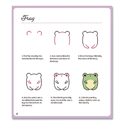 Quarto 101 Super Cute Things to Draw Book, Written by Lauren Bergstrom, Paperback, All Ages, 112 Pages (978076037501)