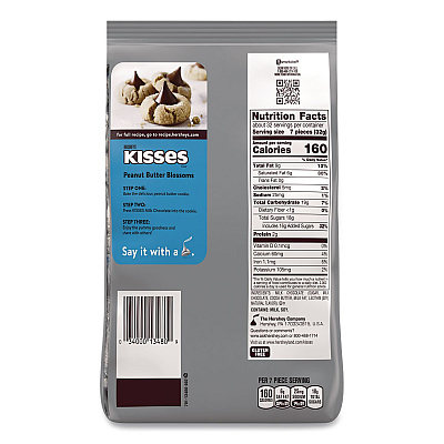 Hershey's KISSES Milk Chocolate Candy, Party Pack, 35.8 oz Bag (HEC13480)