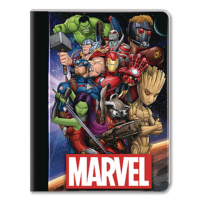 Innovative Designs Licensed Composition Book, Marvel Avengers, Wide/Legal Rule, Multicolor Cover, (100) 9.75 x 7.5 Sheets (714785AVESA)