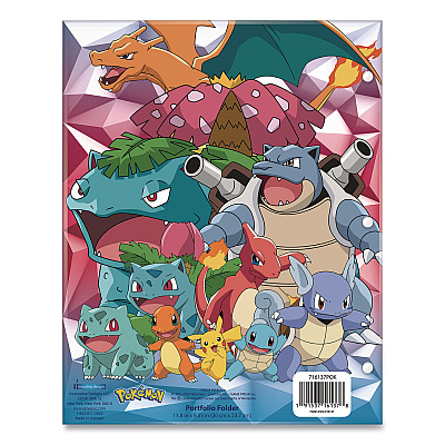 Innovative Designs Licensed Two-Pocket Folder, Pokeman, Side: 3-Hole Punched, Accommodates (50) 11 x 8.5 Sheets, Multicolor (716137POKSA)