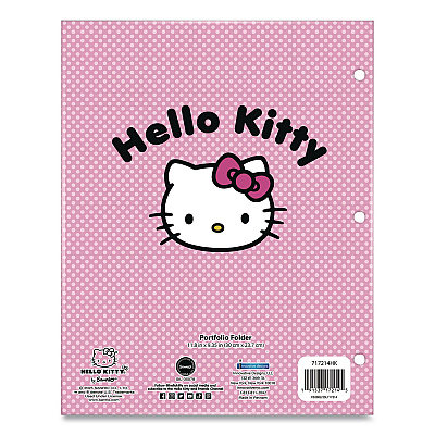 Innovative Designs Licensed Two-Pocket Folder, Hello Kitty, Side: 3-Hole Punched, Accommodates (50) 11 x 8.5 Sheets, Multicolor (717214HKSA)