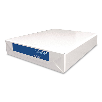 Alliance Rubber Rubber Rubber Perforated Laser Cut Sheets, 92 Bright, Micro-Perforated 3.67" from Bottom, 20 lb Bond Weight, 8.5 x 11, White, 500/Ream (30040)
