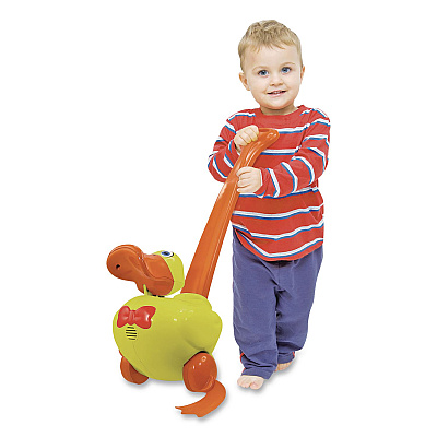 License 2 Play Toys Toys Toys Waddles the Waddle Duck Walking Interactive Push Toy, 12 to 36 Months (91152A)