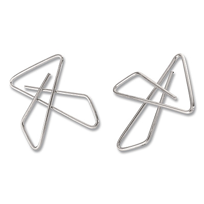 Officemate OIC Ideal Butterfly Clamps, #2, Silver, 50/Box (378812)