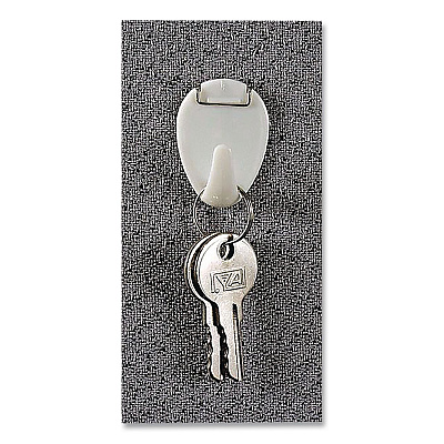 Officemate Cubicle Hooks, White, 5/Pack (509803)