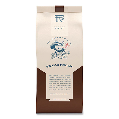 Free Rein Ground Coffee, Texas Pecan, 12 oz Bag (FRE36366)