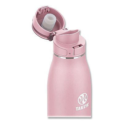 TAKEYA Traveler Stainless Steel Vacuum Insulated Travel Mug, 17 oz, Blush (52207)