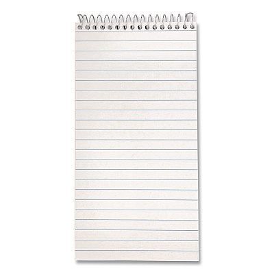Earthwise by Ampad Recycled Reporter's Notepad, White Cover, Gregg Rule, (70) White 4 x 8 Sheets, Dozen (25280DZ)