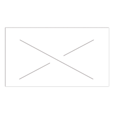 Garvey Blank Label, 0.47" x 0.86", White, 1,222 Labels/Roll, 9 Rolls/Pack (221204500)