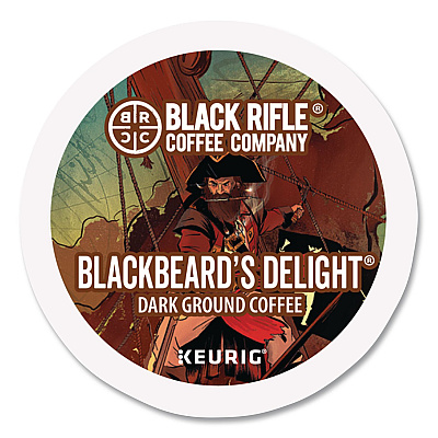 Black Rifle Coffee Company Blackbeard's Delight Coffee K-Cups, 22/Box (0430)
