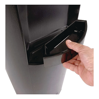 Oasis Hot 'N Cold Artesian Stainless Steel Water Dispenser, 5 gal, 12 x 12.5 x 38.08, Stainless Steel/Black (504540C)