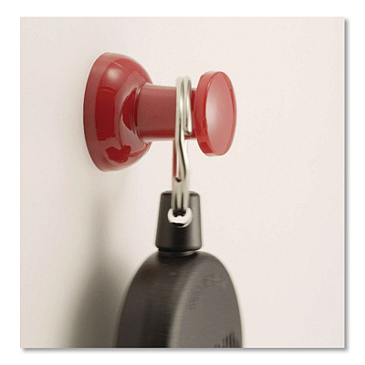 Officemate Giant Push Pins, Assorted Colors, Plastic, 1.5" Pin, 12/Pack (1266155)