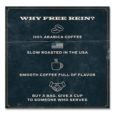 Free Rein Ground Coffee, Texas Pecan, 12 oz Bag (FRE36366)