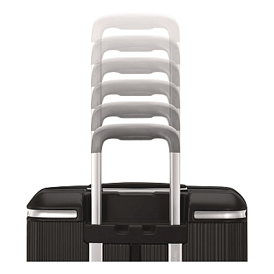 Samsonite Silhouette 18 Hardside Spinner Suitcase, 10.5 x 14.8 x 23, Black (1536431041)