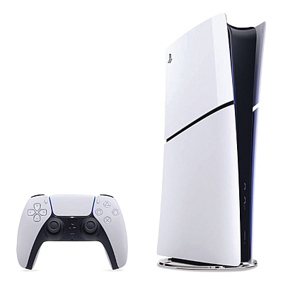 Sony PlayStation 5 Slim Console, White/Black (8816899)