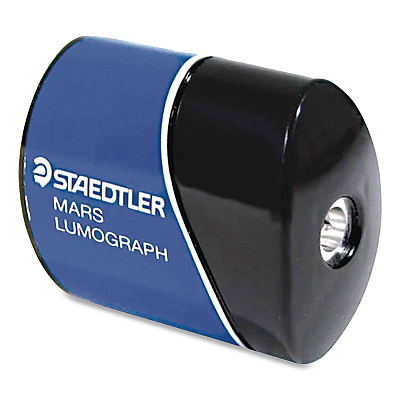 Staedtler Mars Lumograph Manual Pencil Sharpener, 2.5", Blue (511100BKA6)