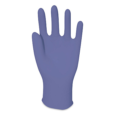 AMBITEX N5201 Series Powder-Free Nitrile Gloves, Small, 9" Long, Blue, 100/Box, 10 Boxes/Carton (NSM5201CT)