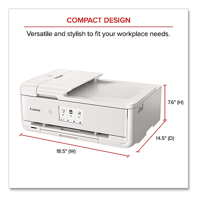 Canon PIXMA TS9521Ca Inkjet Printer, Copy/Print/Scan (2988C052)