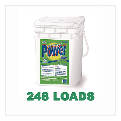 Ultra Premiere Premiere Power Laundry Detergent, HE Compatible, Free and Clear, 40 lb Pail (CQC040SPEC)