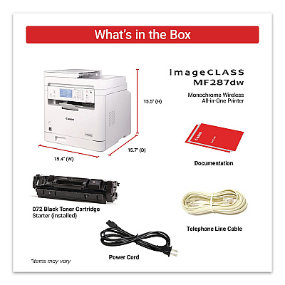 Canon imageCLASS MF287dw, Copy/Fax/Print/Scan (6354C011)