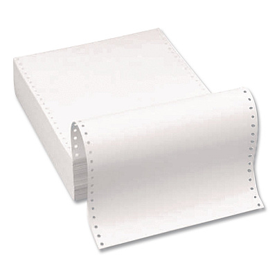 Xerox Premium Continuous Print Computer Paper, 1-Part, 92 Bright, 20 lb Bond Weight, 9.5 x 11, 2,300/Carton (266841)