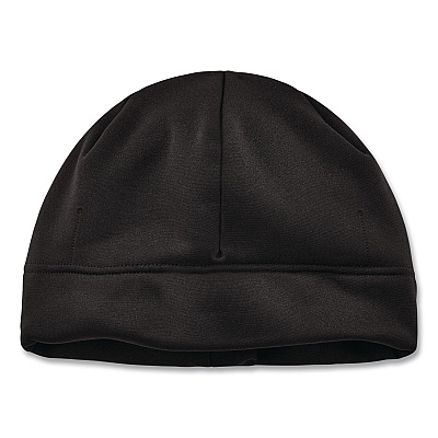 ergodyne N-Ferno 6808ZI Zippered Winter Beanie Hat with Bump Cap, One Size Fits Most, Black (16911)