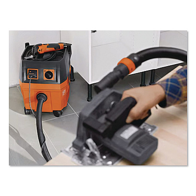 Turbo I Wet/Dry Vacuum/Dust Extractor, 5.8 gal Tank Capacity, Orange/Black (92035236090)