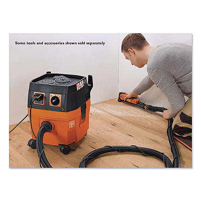 Turbo I Wet/Dry Vacuum/Dust Extractor, 5.8 gal Tank Capacity, Orange/Black (92035236090)