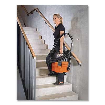Turbo II Wet/Dry Vacuum/Dust Extractor, 8.4 gal, Orange/Black (92036236090)