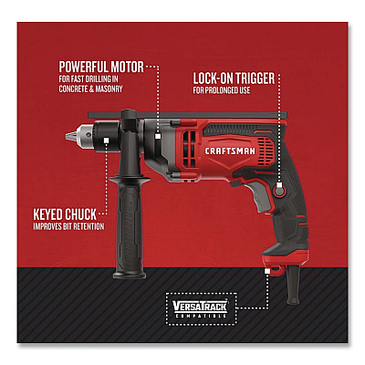 7 Amp 1/2" Corded Hammer Drill (Reconditioned) (CMED741R)