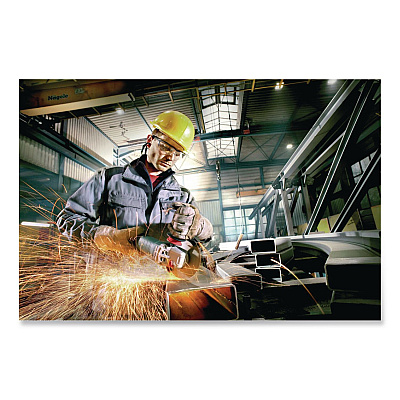 WEP 19-150 Q M-Brush Angle Grinder, 6" Wheel, 9,600 RPM, 14.5 A (613111420)